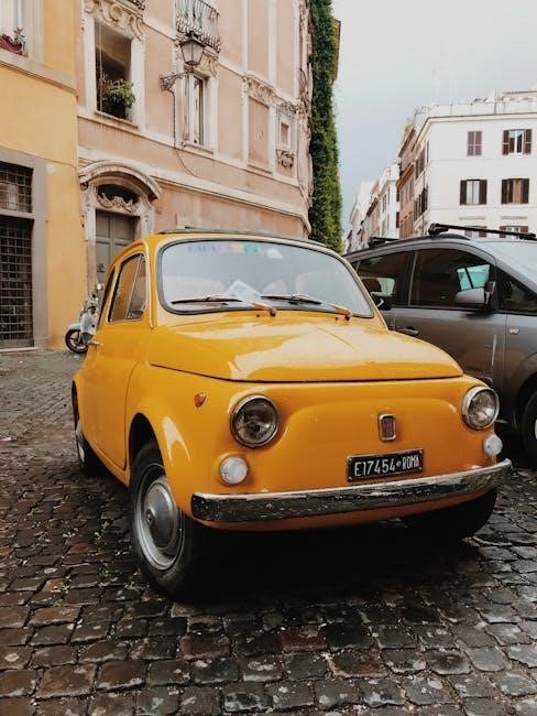 fiat 500 instruction manual